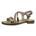 Sandales basses élégantes Britney Alessia - Femme - Laiton