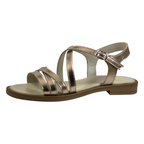 Sandales basses élégantes Britney Alessia - Femme - Laiton