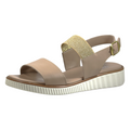 Ella 3417 Stretch Sandal - Women - Nude + Glitter