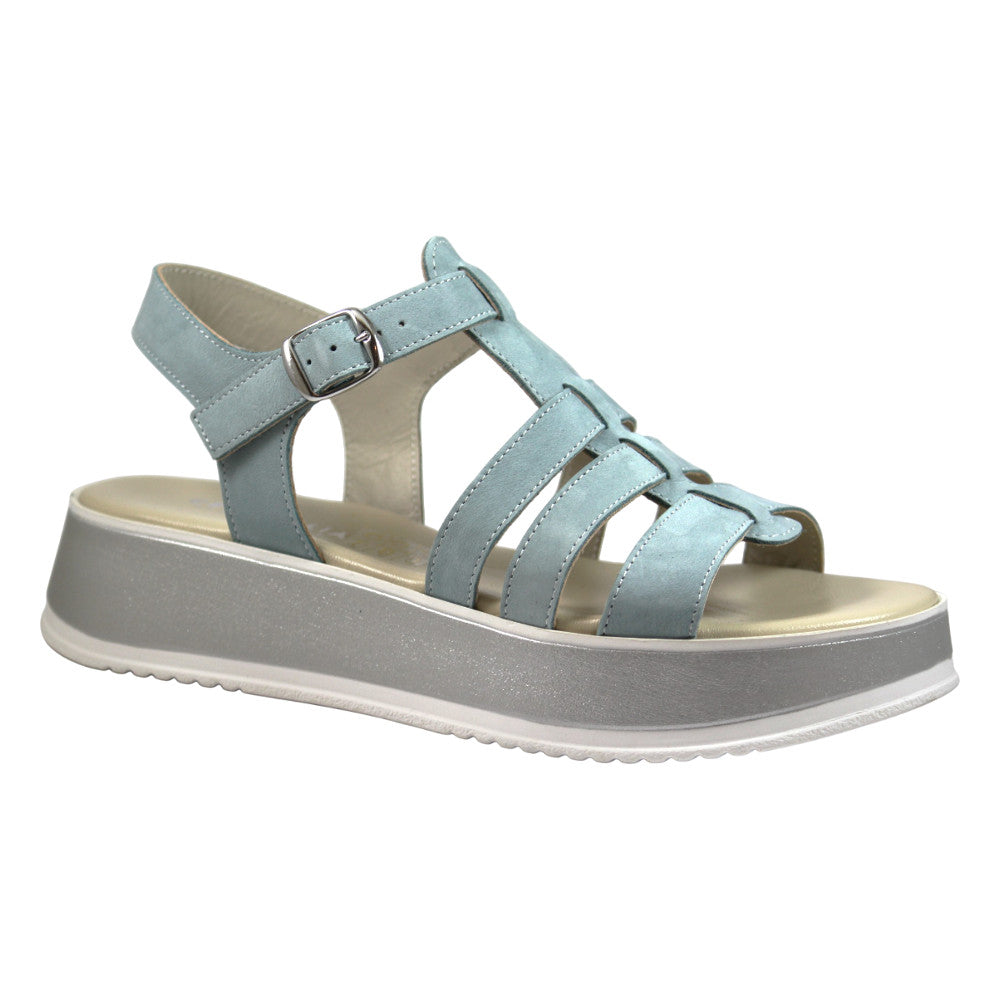 Sandali ragnetto con zeppa comoda - Donna