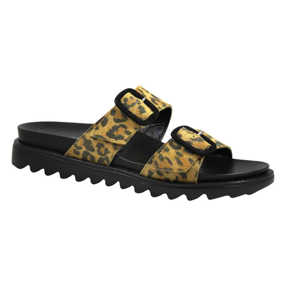 Sandali con doppia fibbia regolabile - Donna