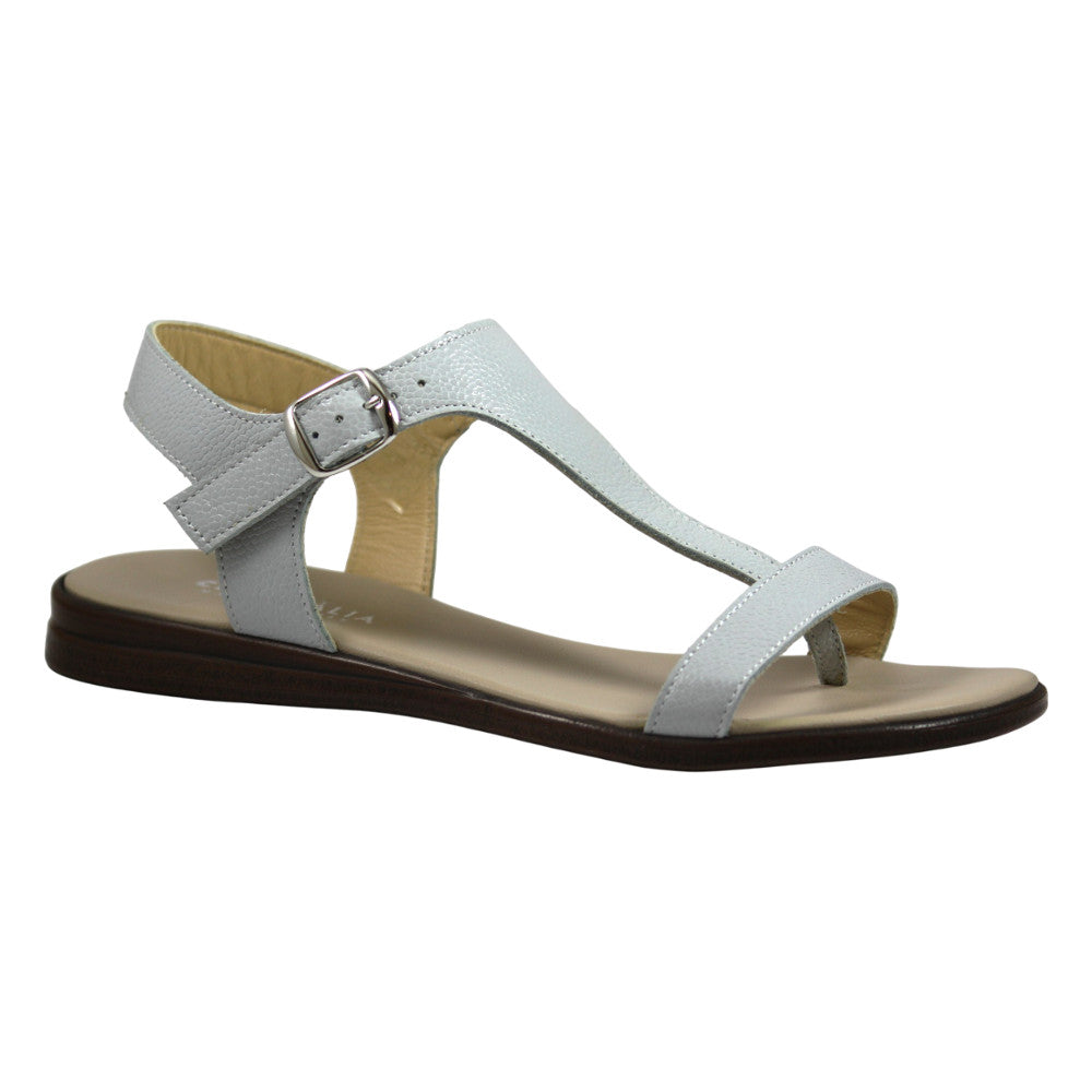 Sandali bassi infradito eleganti con cinturino - Donna