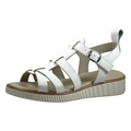 Sandales Sara 3417 Cage Sporty - Femme - Blanc martelé